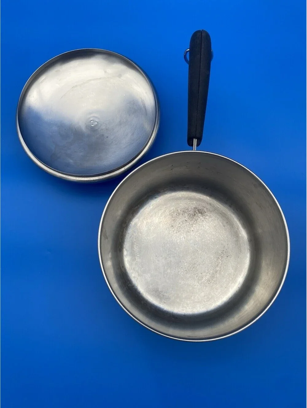 Revere Ware 7 Pieces of Copper Bottom Cookware Saucepans w Lids & Measuring Cup